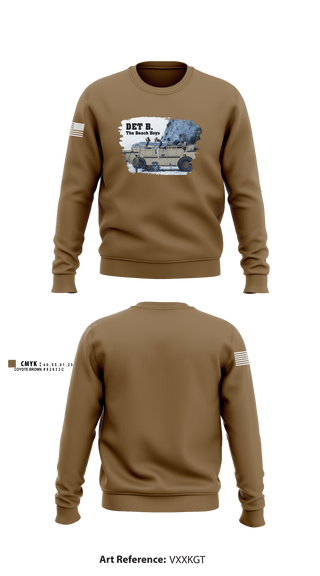 Crew Neck Sweatshirt, Beach Master Unit Two 44478017, Navy, Teamtime, Team time, sublimation, custom sports apparel, team uniforms, spirit wear, spiritwear, sports uniforms, custom shirts, team store, custom team store, fundraiser sports, apparel fundraiser