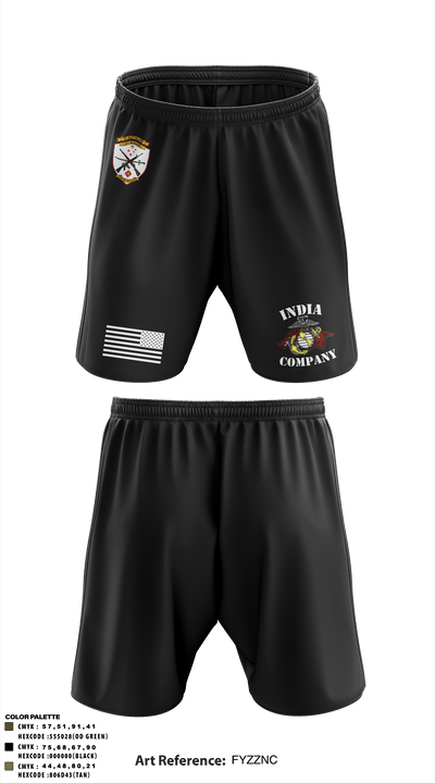 India Co 3/23 14123595 Athletic Shorts With Pockets - 2