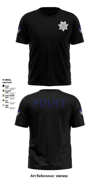 Short Sleeve Performance Shirt, Willits Little Lake JRTF, Police, Teamtime, Team time, sublimation, custom sports apparel, team uniforms, spirit wear, spiritwear, sports uniforms, custom shirts, team store, custom team store, fundraiser sports, apparel fundraiser