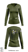 Tulsa County Sheriff’s Office Special Weapons and Tactics 64463274 Women's Long Sleeve V-neck Shirt - 1