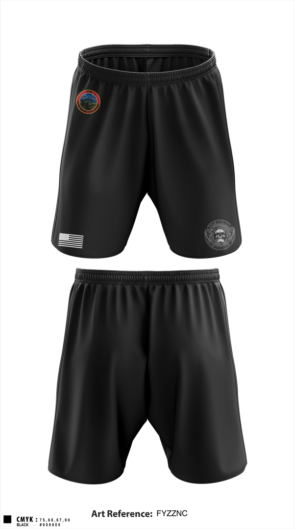 Athletic Shorts With Pockets, A Co, 2-13th AVN REGT, , Teamtime, Team time, sublimation, custom sports apparel, team uniforms, spirit wear, spiritwear, sports uniforms, custom shirts, team store, custom team store, fundraiser sports, apparel fundraiser