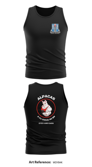 Tank Top, Alpha Company 205th MI BN, Army, Teamtime, Team time, sublimation, custom sports apparel, team uniforms, spirit wear, spiritwear, sports uniforms, custom shirts, team store, custom team store, fundraiser sports, apparel fundraiser