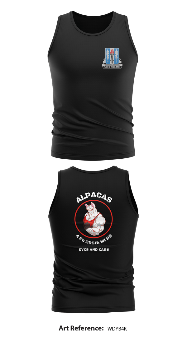 Tank Top, Alpha Company 205th MI BN, Army, Teamtime, Team time, sublimation, custom sports apparel, team uniforms, spirit wear, spiritwear, sports uniforms, custom shirts, team store, custom team store, fundraiser sports, apparel fundraiser