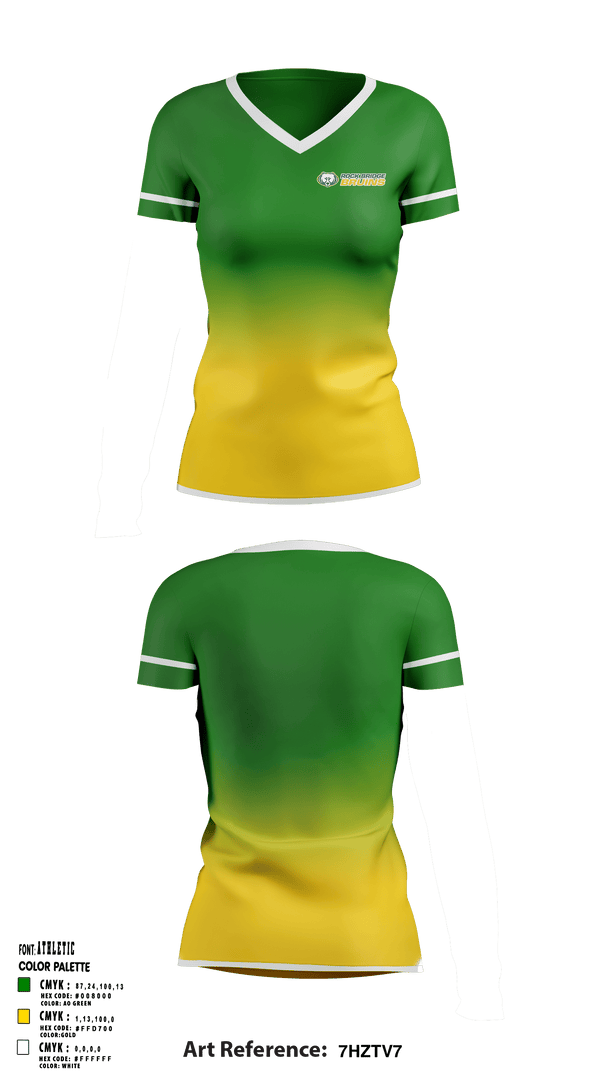 Women's Short Sleeve Vneck Shirt, Rock Bridge High School Tennis, Tennis, Teamtime, Team time, sublimation, custom sports apparel, team uniforms, spirit wear, spiritwear, sports uniforms, custom shirts, team store, custom team store, fundraiser sports, apparel fundraiser