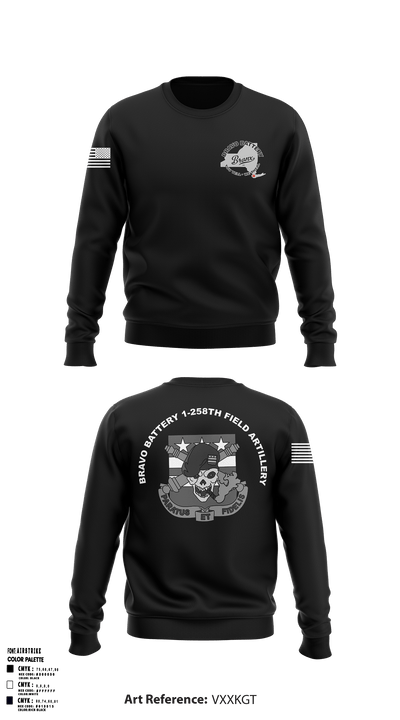 Bravo Battery 1-258 FA 6342308 Crew Neck Sweatshirt - 49