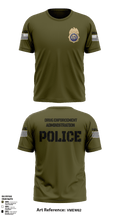 DEA Enforcement Group 46 13099367 Short Sleeve Performance Shirt - 52