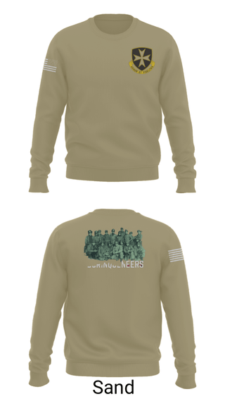 Crew Neck Sweatshirt, , Army, Teamtime, Team time, sublimation, custom sports apparel, team uniforms, spirit wear, spiritwear, sports uniforms, custom shirts, team store, custom team store, fundraiser sports, apparel fundraiser