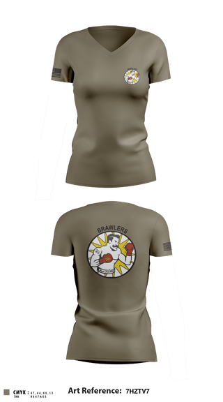 Women's Short Sleeve Vneck Shirt, , Army, Teamtime, Team time, sublimation, custom sports apparel, team uniforms, spirit wear, spiritwear, sports uniforms, custom shirts, team store, custom team store, fundraiser sports, apparel fundraiser