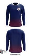 Colonials Track and Field 57472743 Long Sleeve Performance Shirt - 2