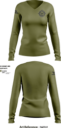 Jaimie Cox Foundation 83768320 Women's Long Sleeve V-neck Shirt - 10