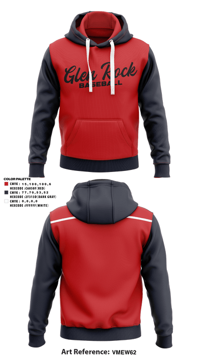 Glen Rock Panthers 12U 83720061 Hoodie - 3