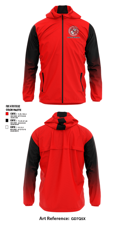 Mechanicville Senior High School 83958544 Windbreaker - 1