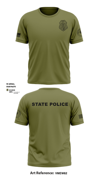 Short Sleeve Performance Shirt, , Police, Teamtime, Team time, sublimation, custom sports apparel, team uniforms, spirit wear, spiritwear, sports uniforms, custom shirts, team store, custom team store, fundraiser sports, apparel fundraiser