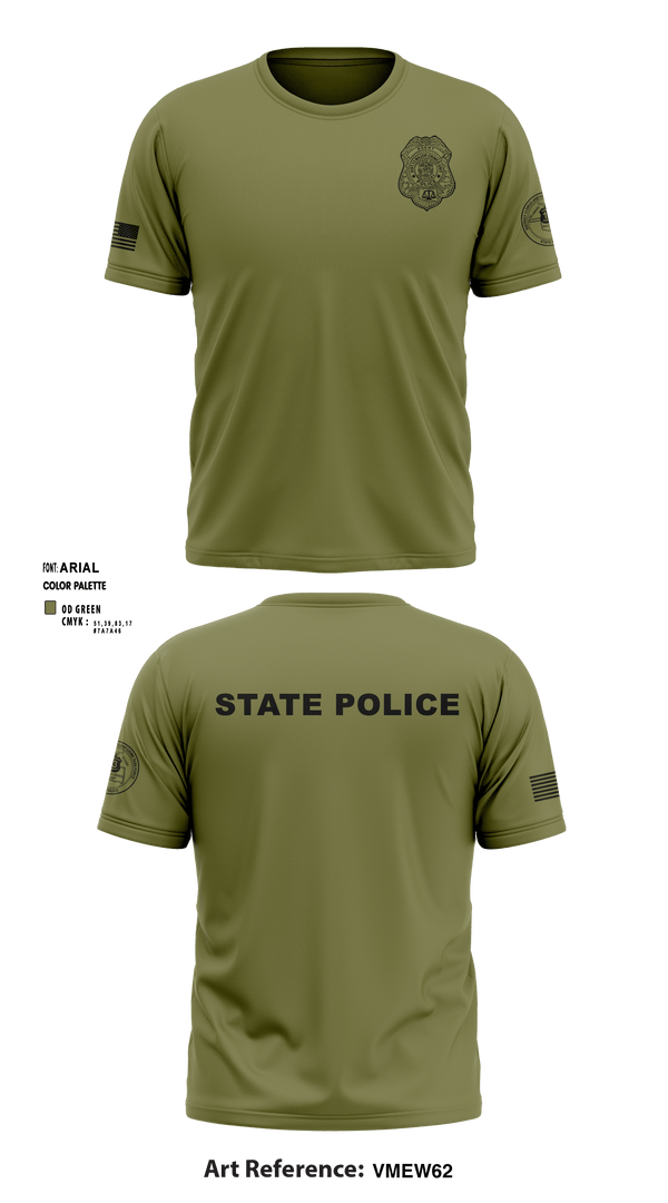 Short Sleeve Performance Shirt, , Police, Teamtime, Team time, sublimation, custom sports apparel, team uniforms, spirit wear, spiritwear, sports uniforms, custom shirts, team store, custom team store, fundraiser sports, apparel fundraiser