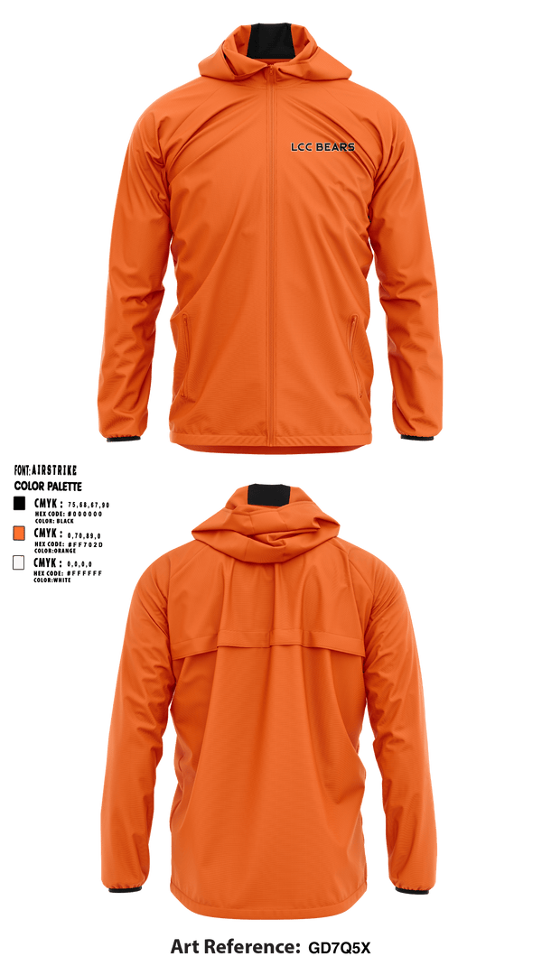 Windbreaker, Bears, Golf, Teamtime, Team time, sublimation, custom sports apparel, team uniforms, spirit wear, spiritwear, sports uniforms, custom shirts, team store, custom team store, fundraiser sports, apparel fundraiser