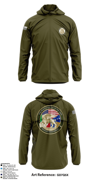 Windbreaker, , Army, Teamtime, Team time, sublimation, custom sports apparel, team uniforms, spirit wear, spiritwear, sports uniforms, custom shirts, team store, custom team store, fundraiser sports, apparel fundraiser