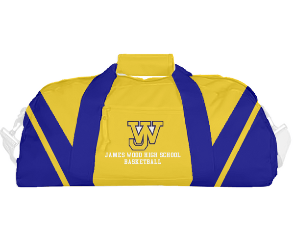 Duffle Bag, James Wood High School Basketball, Women's Basketball, Teamtime, Team time, sublimation, custom sports apparel, team uniforms, spirit wear, spiritwear, sports uniforms, custom shirts, team store, custom team store, fundraiser sports, apparel fundraiser