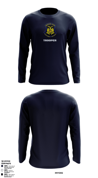 Long Sleeve Performance Shirt, MSHP Class 120, Police, Teamtime, Team time, sublimation, custom sports apparel, team uniforms, spirit wear, spiritwear, sports uniforms, custom shirts, team store, custom team store, fundraiser sports, apparel fundraiser