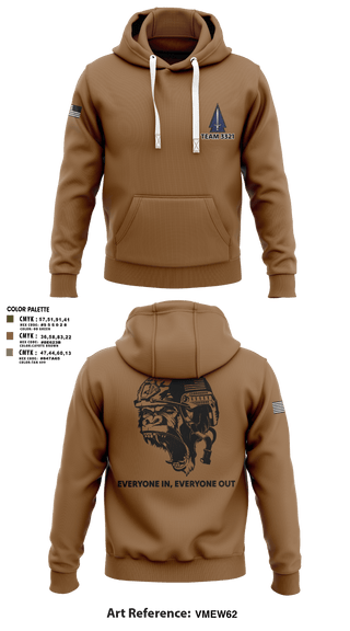 Hoodie, 3rd SFAB, Army, Teamtime, Team time, sublimation, custom sports apparel, team uniforms, spirit wear, spiritwear, sports uniforms, custom shirts, team store, custom team store, fundraiser sports, apparel fundraiser