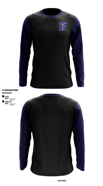 Fickett Elementary School 29211546 Long Sleeve Performance Shirt - 2
