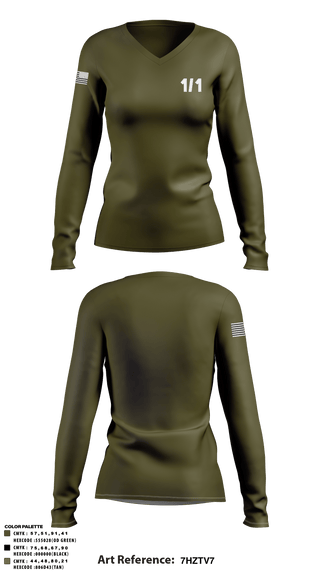 Women's Long Sleeve Vneck Shirt, V1/1, Marines, Teamtime, Team time, sublimation, custom sports apparel, team uniforms, spirit wear, spiritwear, sports uniforms, custom shirts, team store, custom team store, fundraiser sports, apparel fundraiser