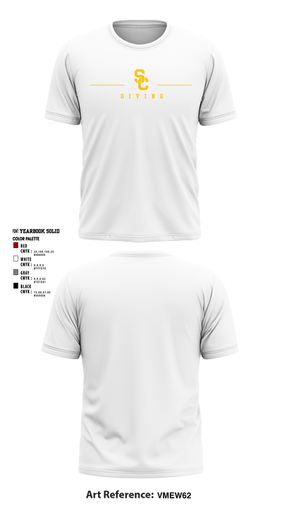 University Of Southern California Diving 38780209 Short Sleeve Performance Shirt - 20