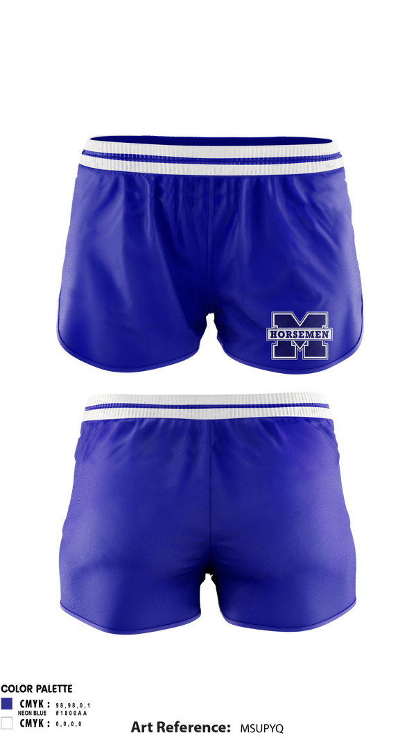 Women's Shorts, Saint Michael'S Senior High School Cheer, Cheer, Teamtime, Team time, sublimation, custom sports apparel, team uniforms, spirit wear, spiritwear, sports uniforms, custom shirts, team store, custom team store, fundraiser sports, apparel fundraiser
