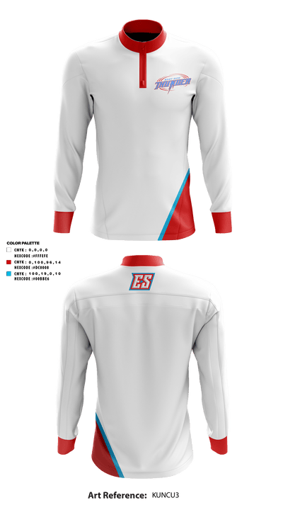 East Side Baseball Association 13888827 Quarter Zip Jacket - 1