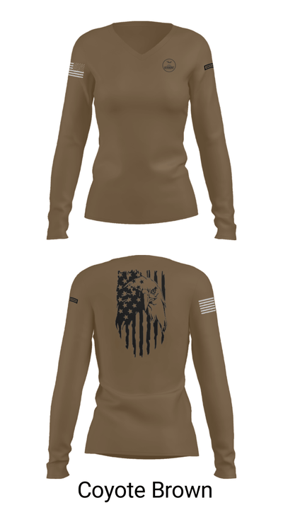 State Public Affairs 94733866 Women's Long Sleeve V-neck Shirt - 38