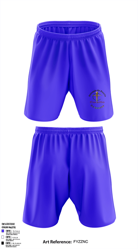 Athletic Shorts With Pockets, Cursillo, , Teamtime, Team time, sublimation, custom sports apparel, team uniforms, spirit wear, spiritwear, sports uniforms, custom shirts, team store, custom team store, fundraiser sports, apparel fundraiser