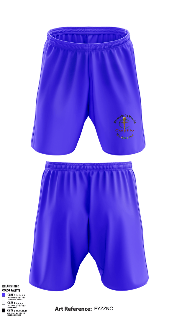 Athletic Shorts With Pockets, Cursillo, , Teamtime, Team time, sublimation, custom sports apparel, team uniforms, spirit wear, spiritwear, sports uniforms, custom shirts, team store, custom team store, fundraiser sports, apparel fundraiser