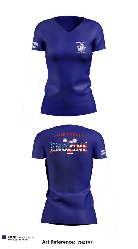 Women's Short Sleeve Vneck Shirt, , Fire Department, Teamtime, Team time, sublimation, custom sports apparel, team uniforms, spirit wear, spiritwear, sports uniforms, custom shirts, team store, custom team store, fundraiser sports, apparel fundraiser