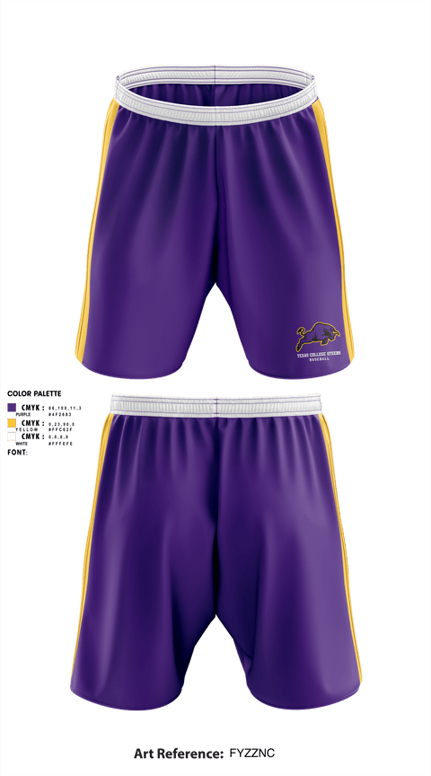 Athletic Shorts With Pockets, Texas College Steers, Baseball, Teamtime, Team time, sublimation, custom sports apparel, team uniforms, spirit wear, spiritwear, sports uniforms, custom shirts, team store, custom team store, fundraiser sports, apparel fundraiser