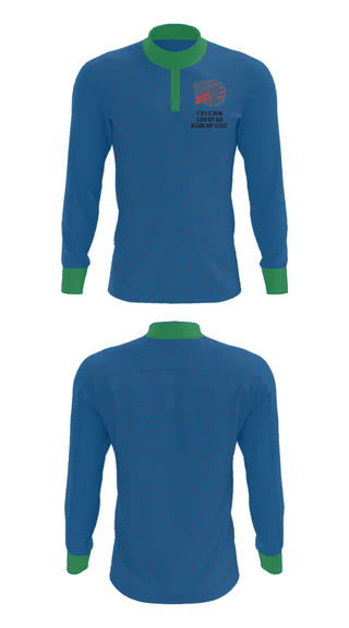 Quarter Zip Jacket, Freedom Christian Academy Golf, Golf, Teamtime, Team time, sublimation, custom sports apparel, team uniforms, spirit wear, spiritwear, sports uniforms, custom shirts, team store, custom team store, fundraiser sports, apparel fundraiser