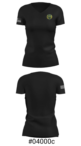 Women's Short Sleeve Vneck Shirt, , Army, Teamtime, Team time, sublimation, custom sports apparel, team uniforms, spirit wear, spiritwear, sports uniforms, custom shirts, team store, custom team store, fundraiser sports, apparel fundraiser