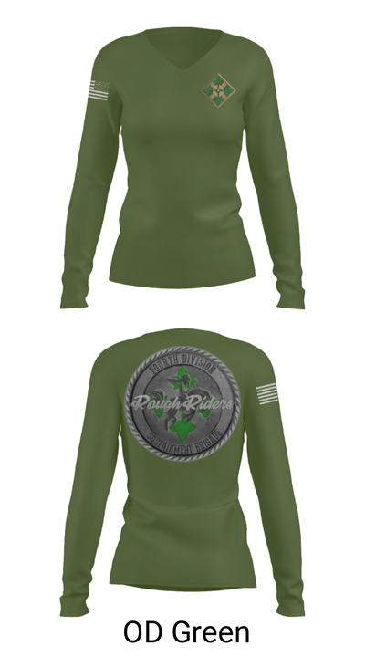 4DSB 72788112 Women's Long Sleeve V-neck Shirt - 40