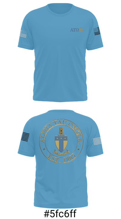 Alpha tau omega 13978361 Short Sleeve Performance Shirt - 6