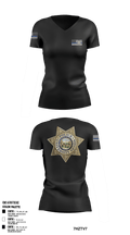 SDRPA 74726956 Women's Short Sleeve V-neck Shirt - 6
