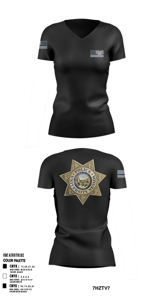 Women's Short Sleeve Vneck Shirt, SDRPA, Police, Teamtime, Team time, sublimation, custom sports apparel, team uniforms, spirit wear, spiritwear, sports uniforms, custom shirts, team store, custom team store, fundraiser sports, apparel fundraiser