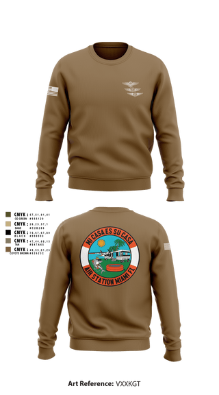 Crew Neck Sweatshirt, , Coast Guard, Teamtime, Team time, sublimation, custom sports apparel, team uniforms, spirit wear, spiritwear, sports uniforms, custom shirts, team store, custom team store, fundraiser sports, apparel fundraiser