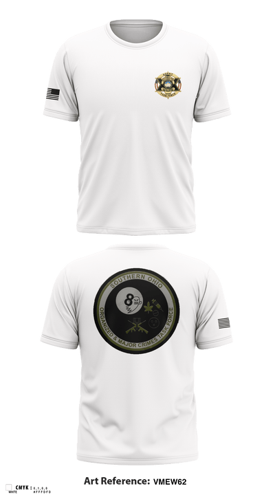 Southern Ohio Organized and Major Crimes Task Force 32942427 Short Sleeve Performance Shirt - 1