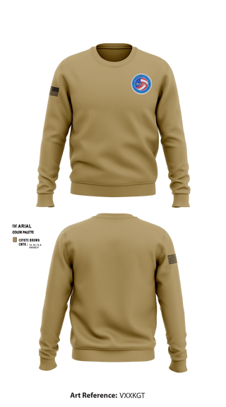 Crew Neck Sweatshirt, JIATF-South, Air Force, Teamtime, Team time, sublimation, custom sports apparel, team uniforms, spirit wear, spiritwear, sports uniforms, custom shirts, team store, custom team store, fundraiser sports, apparel fundraiser