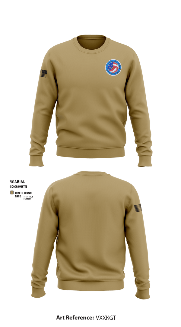 Crew Neck Sweatshirt, JIATF-South, Air Force, Teamtime, Team time, sublimation, custom sports apparel, team uniforms, spirit wear, spiritwear, sports uniforms, custom shirts, team store, custom team store, fundraiser sports, apparel fundraiser