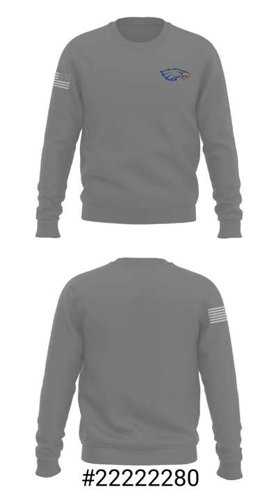 Paris High School Golf 72912394 Crew Neck Sweatshirt - 11