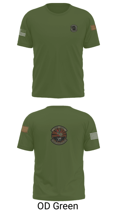 128th Air Control Squadron 4875965 Short Sleeve Performance Shirt - 34