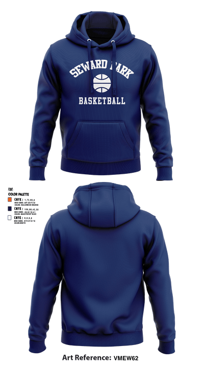 Seward Park Campus Basketball 60005060 Hoodie - 38