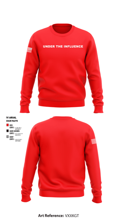 Under the Influence 84055504 Crew Neck Sweatshirt - 1