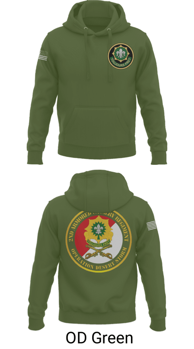 Second Armored Cavalry Regiment 2069337 Hoodie - 46