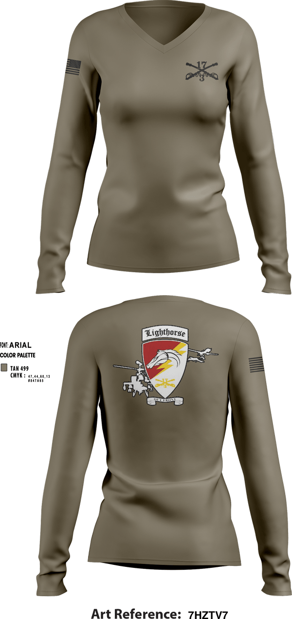 Women's Long Sleeve Vneck Shirt, 3-17 ACS, , Teamtime, Team time, sublimation, custom sports apparel, team uniforms, spirit wear, spiritwear, sports uniforms, custom shirts, team store, custom team store, fundraiser sports, apparel fundraiser