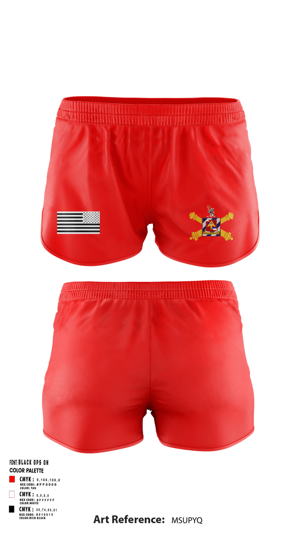 Ranger Panties, 1-41 FA, Army, Teamtime, Team time, sublimation, custom sports apparel, team uniforms, spirit wear, spiritwear, sports uniforms, custom shirts, team store, custom team store, fundraiser sports, apparel fundraiser